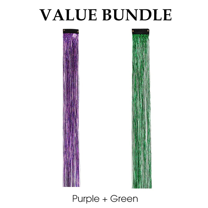 💈Sparkling Clip-in Hair Tinsel (3pcs)