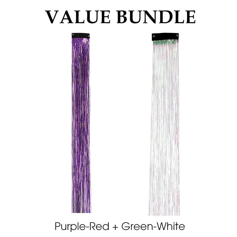 💈Sparkling Clip-in Hair Tinsel (3pcs)