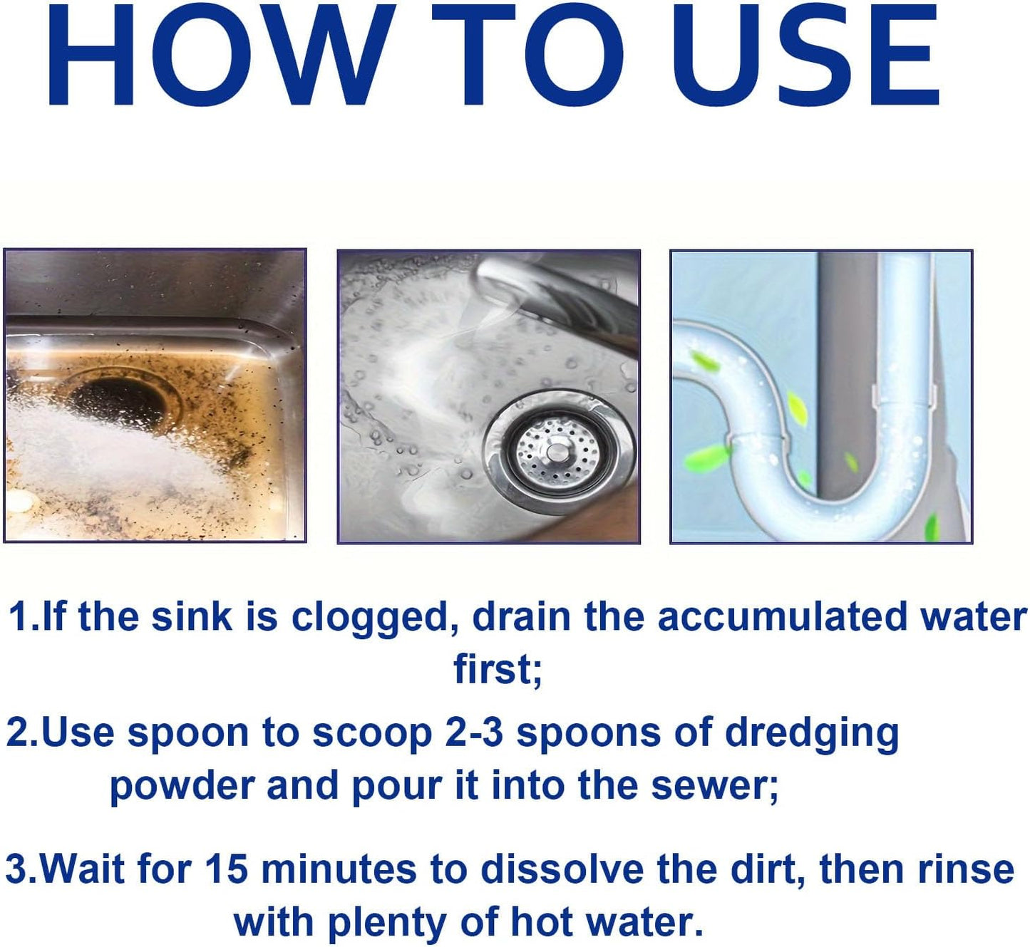 â°Limited Time Sale - 49% OFFð¥Powerful Pipe Dredging Agent for Kitchen and Toilet Pipelines