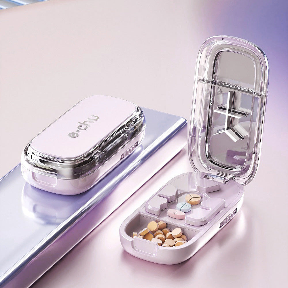 💊 Cut, Split & Store | 3-in-1 Pill Cutter for ½, ⅓ & ¼ Splits