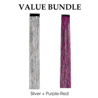 Silver +  Purple-Red