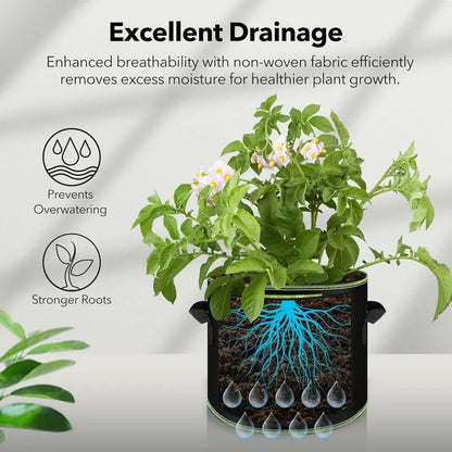 💥Buy 1 Get 1 FREE — Heavy-Duty Fabric Grow Bags🪴