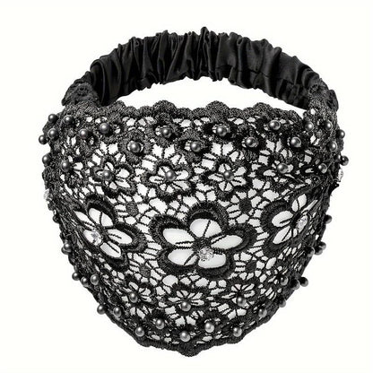 🔥Hot Sale Promotion 49% OFF🎁3pcs Set Boho-chic Crystal & Pearl Embellished Wide Headbands for Women – Luxury Hair Accessories, Ideal for Weddings, Vacations & Daily Styling