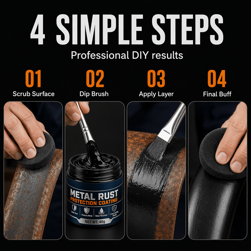 🛡️ Restore Rusty Metal Without Replacing It — Premium Metal Rust Protection Paste