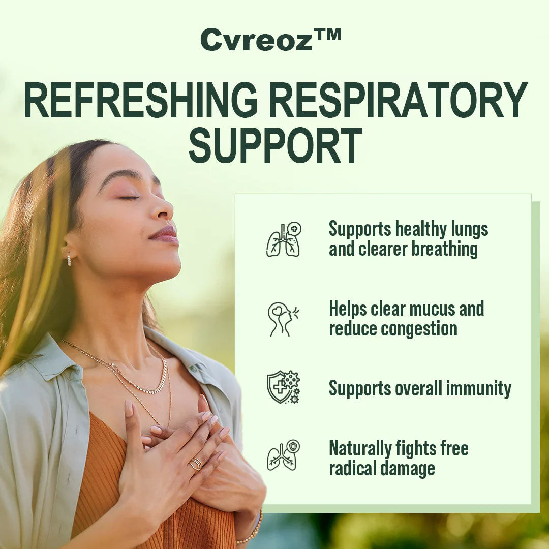 Official Store: Cvreoz™ 𝗠𝘂𝗹𝗹𝗲𝗶𝗻 𝗖𝗹𝗲𝗮𝗿 𝗟𝘂𝗻𝗴 𝗥𝗲𝗽𝗮𝗶𝗿 𝗖𝗿𝗲𝗮𝗺 - American Thoracic Society Endorsed to Support Lung Health👑