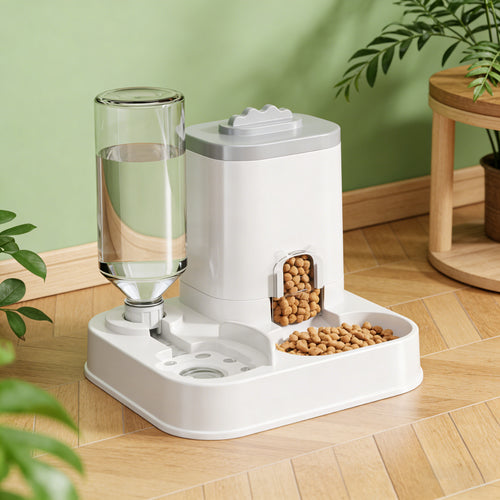 🔥Last Day 50% OFF - Large Capacity Automatic Cat Feeder and Water Dispenser
