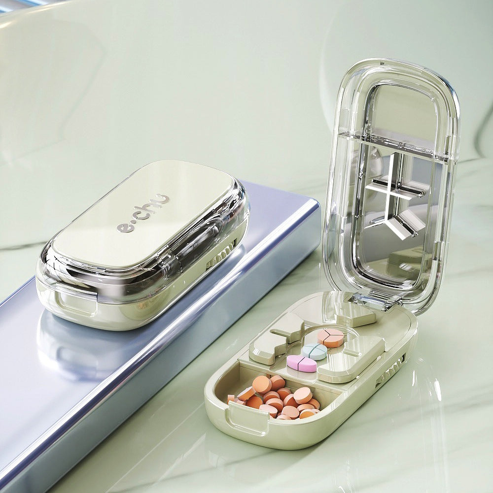 💊 Cut, Split & Store | 3-in-1 Pill Cutter for ½, ⅓ & ¼ Splits