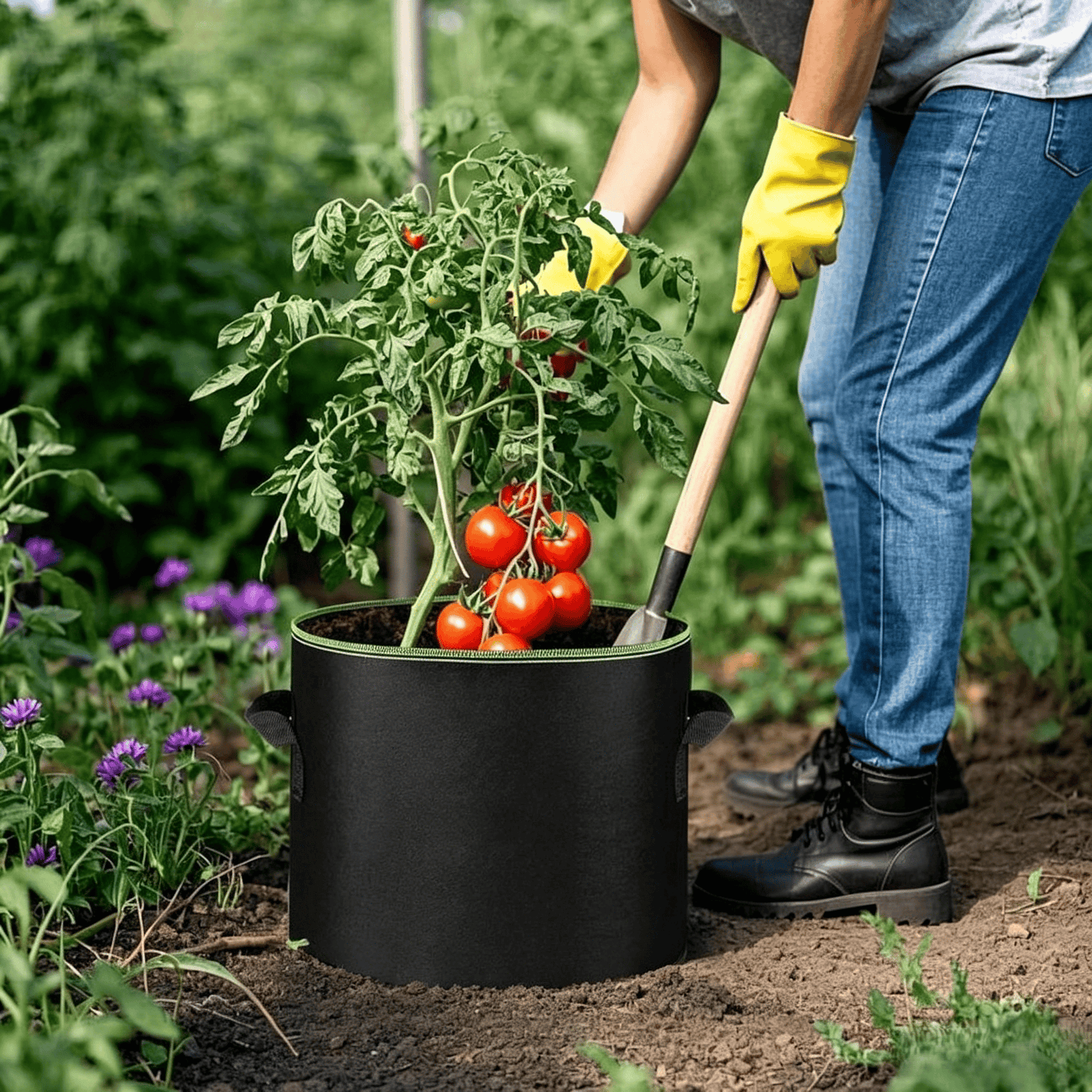 💥Buy 1 Get 1 FREE — Heavy-Duty Fabric Grow Bags🪴