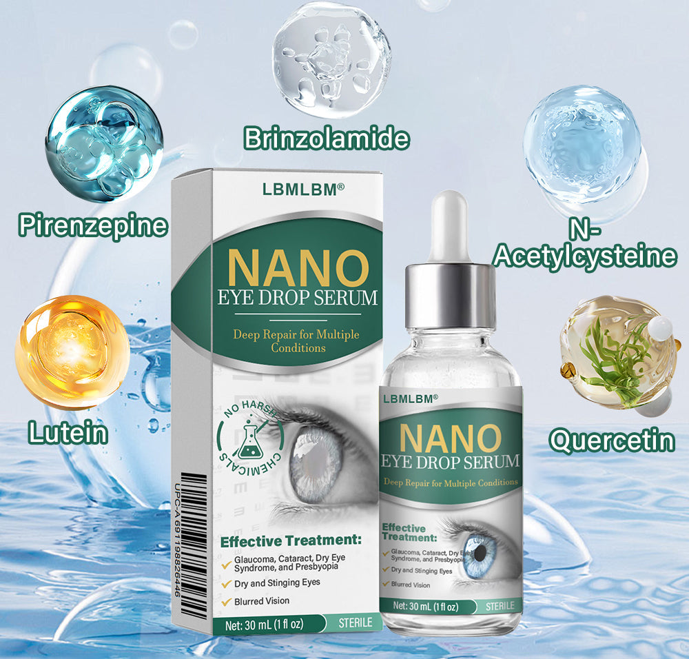👩‍⚕️LBMLBM® Nano Eye Drops Serum ✅FDA Approved(Suitable for presbyopia, dry eye syndrome, glaucoma, and cataracts) 🌻