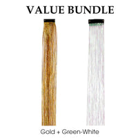 Gold + Green-White