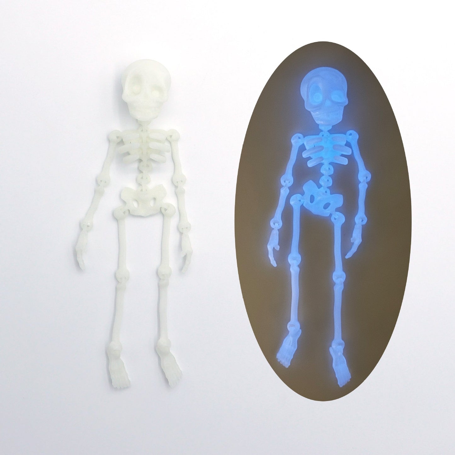 🎃 3D Printed Vintage Skeleton Magnetic Figurine