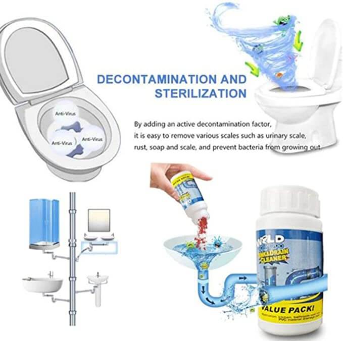 🔥 48% OFF💕SINK & DRAIN CLEANER🔥Buy2 Get 1 Free
