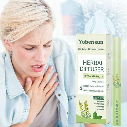 HERBAL DIFFUSER FOR LUNG SUPPORT 🌿 & EASIER BREATHING 🌬️