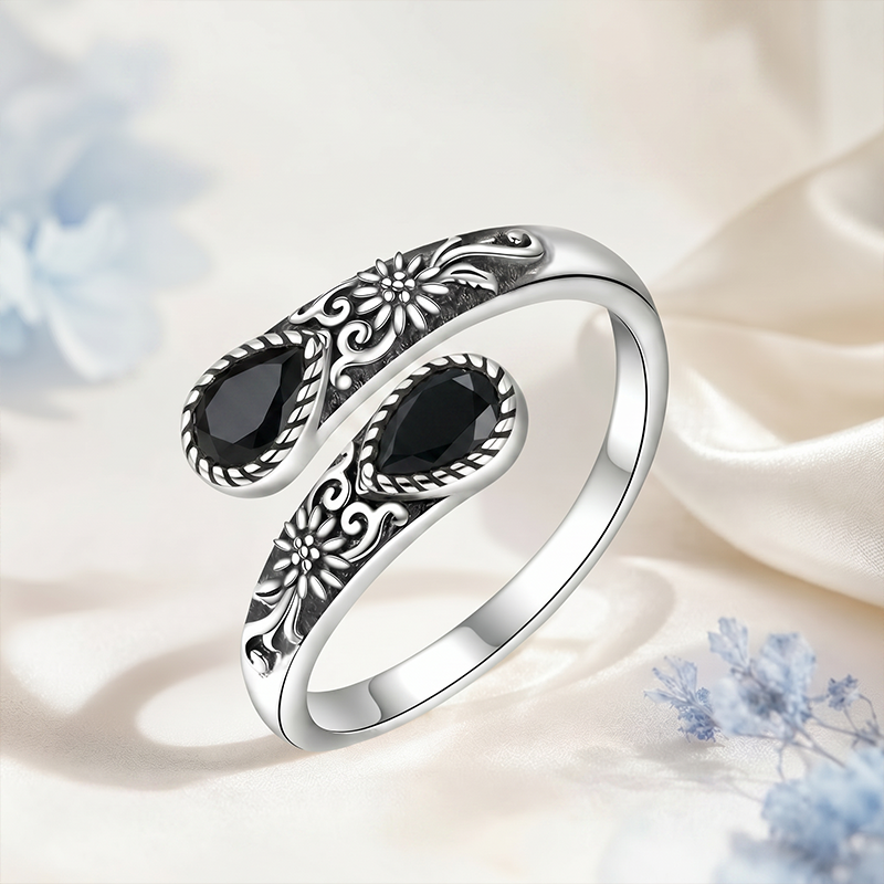 🎁BUY 1 GET 1 FREE 💖| 🌙Moonstone Bloom Ring