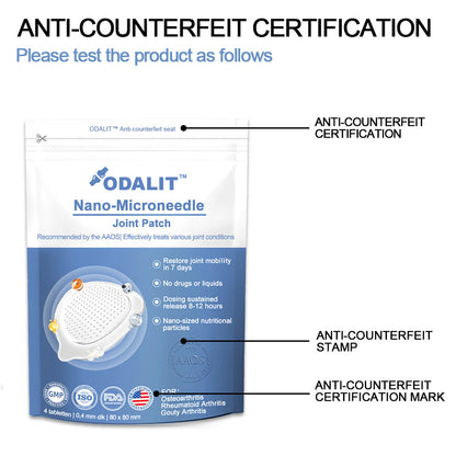 ✅Official Store：👩‍⚕️Recommended by AAOS🦾ODALIT™ Nano-microneedle joint patch