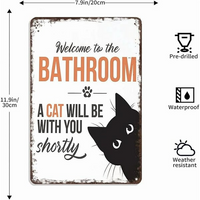 Cat - Orange Text