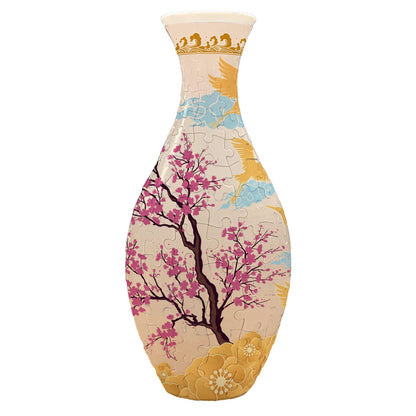 🎄Christmas DIY Magic! 3D Puzzle Vase – The Gift of Creativity & Beauty!