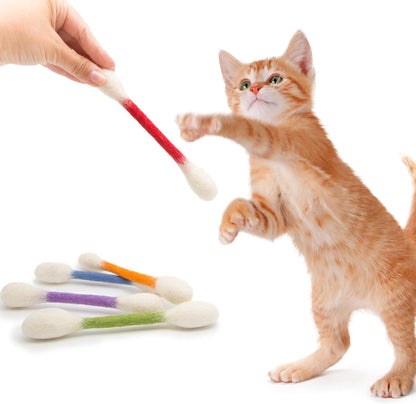 💥 Buy 1 Get 1 Free —❤️For happy, healthy, and active indoor cats🐱Swabs Large Size Cat Toys with Catnip