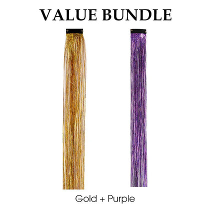 💈Sparkling Clip-in Hair Tinsel (3pcs)