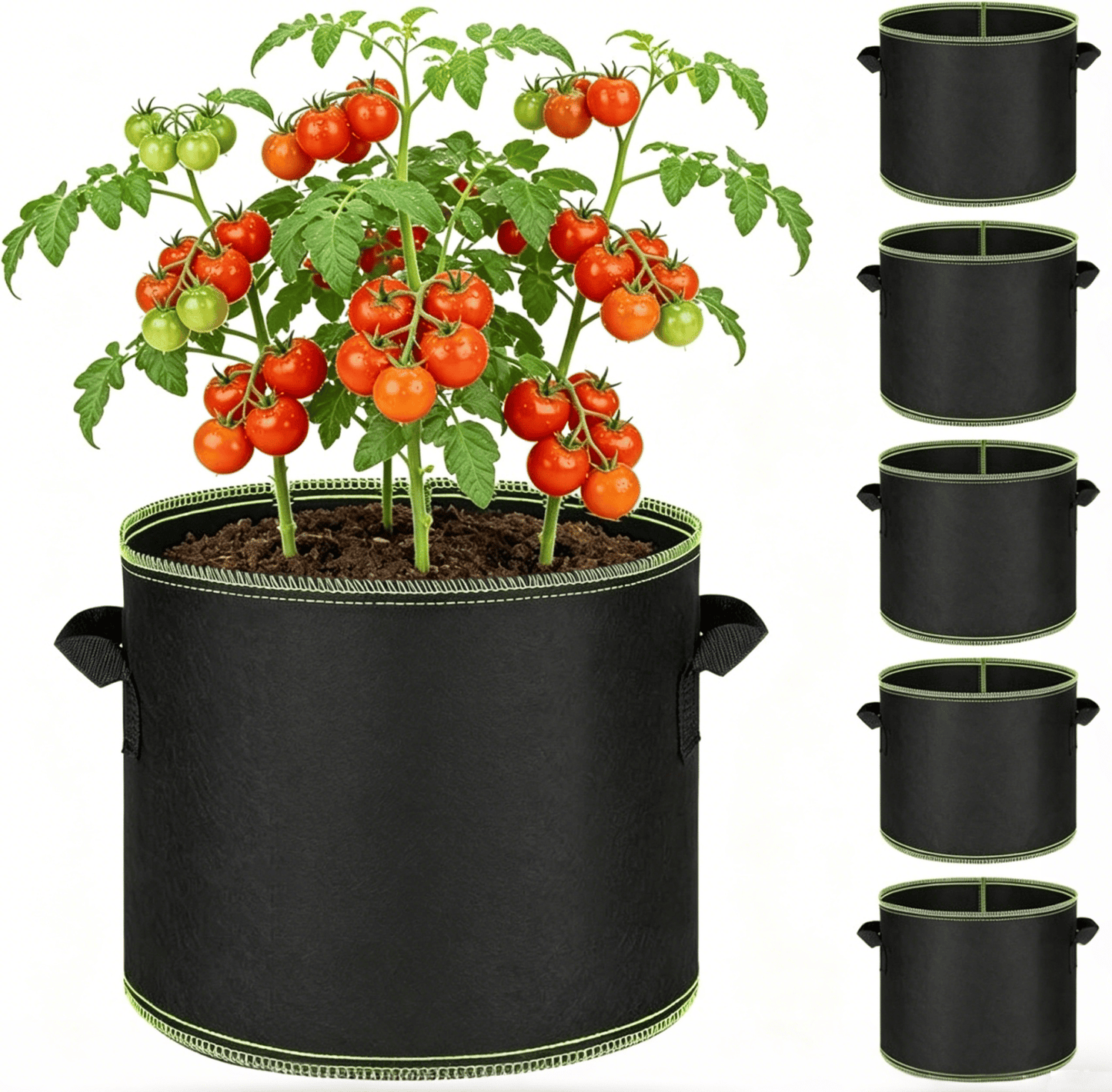 💥Buy 1 Get 1 FREE — Heavy-Duty Fabric Grow Bags🪴