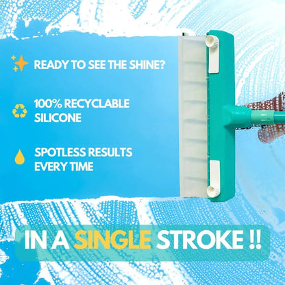 AquaSwipe™ Recyclable Silicone Window Squeegee Kit