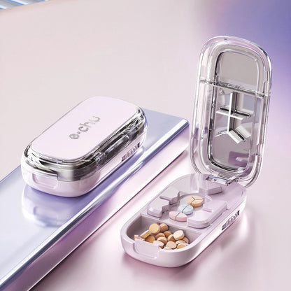 💊 Cut, Split & Store | 3-in-1 Pill Cutter for ½, ⅓ & ¼ Splits