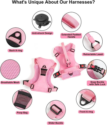 🐕 2025 New Ultimate Dog Harness & Leash: Comfort & Control 🐾
