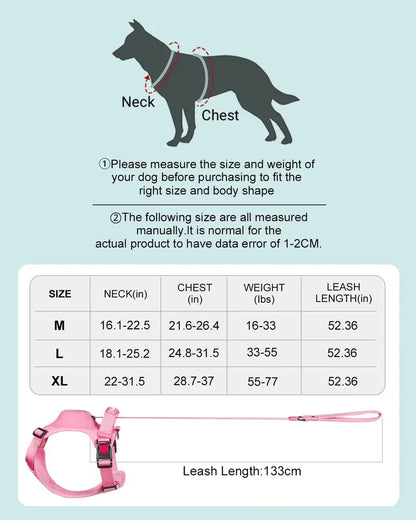 🐕 2025 New Ultimate Dog Harness & Leash: Comfort & Control 🐾