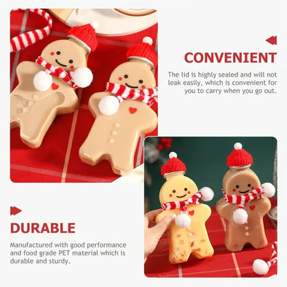 Gingerbread Man Juice Bottles🎄🍪 | DIY Christmas Decorations