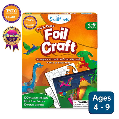 🏆Flash Sale⚡ 50K+ SOLD! Almost Gone-💥Foil Art & Craft Activity 🤲💓No Mess Art Kit