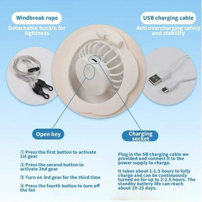 🧊Walk with Your Own Air Conditioner – Stay 10℃ Cooler Under the Blazing Sun!