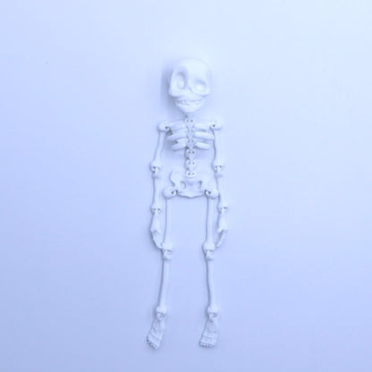 🎃 3D Printed Vintage Skeleton Magnetic Figurine