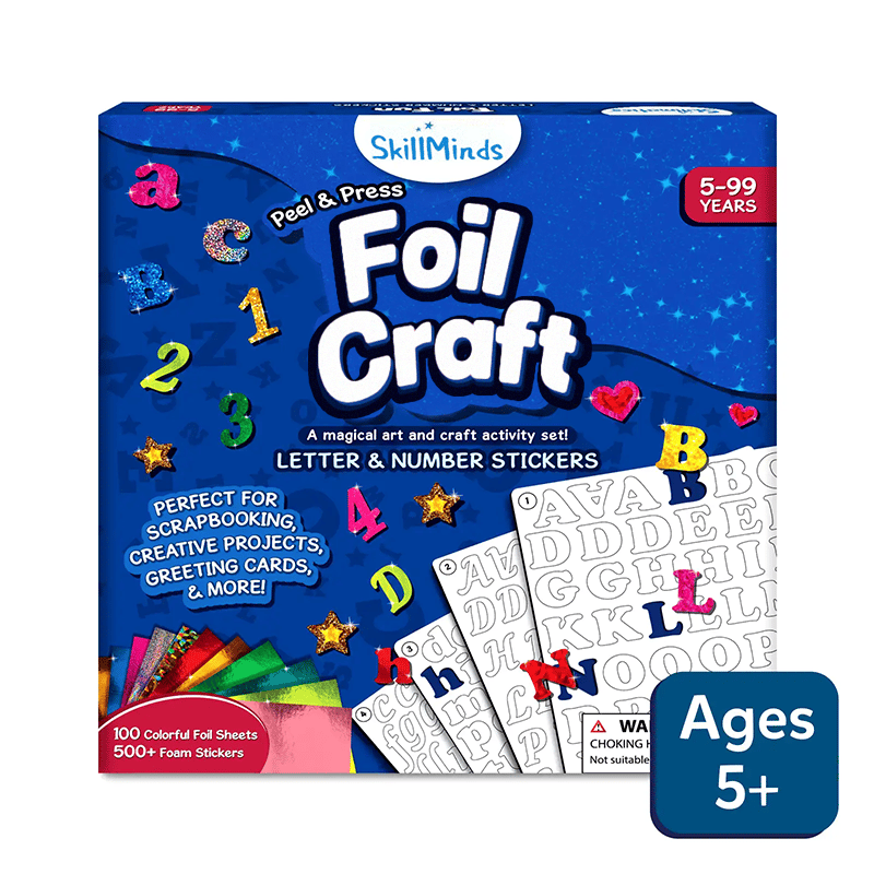 🏆Flash Sale⚡ 50K+ SOLD! Almost Gone-💥Foil Art & Craft Activity 🤲💓No Mess Art Kit