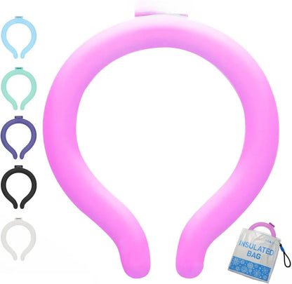 ❄️Reusable Cooling Neck Ring – Long-Lasting Sweat-Free Relief💧🔥