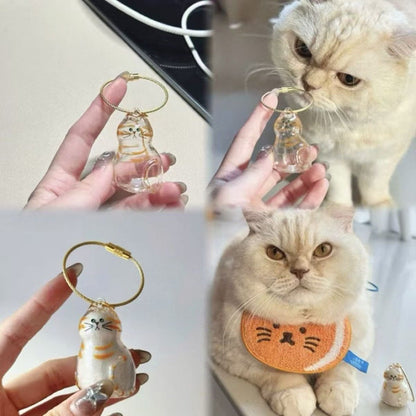 💥 Buy 1 Get 1 Free — Transparent Pet Storage Capsule Keychains 🐱