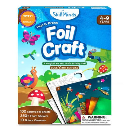 🏆Flash Sale⚡ 50K+ SOLD! Almost Gone-💥Foil Art & Craft Activity 🤲💓No Mess Art Kit