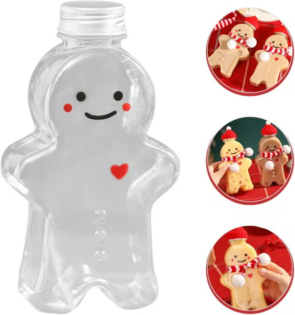 Gingerbread Man Juice Bottles🎄🍪 | DIY Christmas Decorations